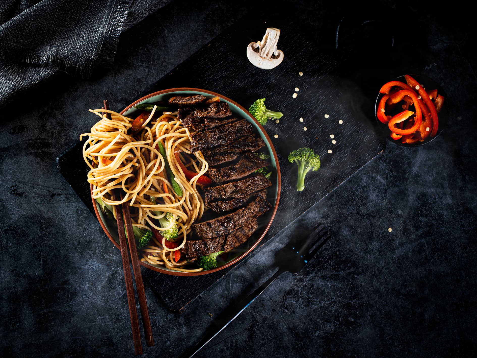 Beef Noodles Skillet