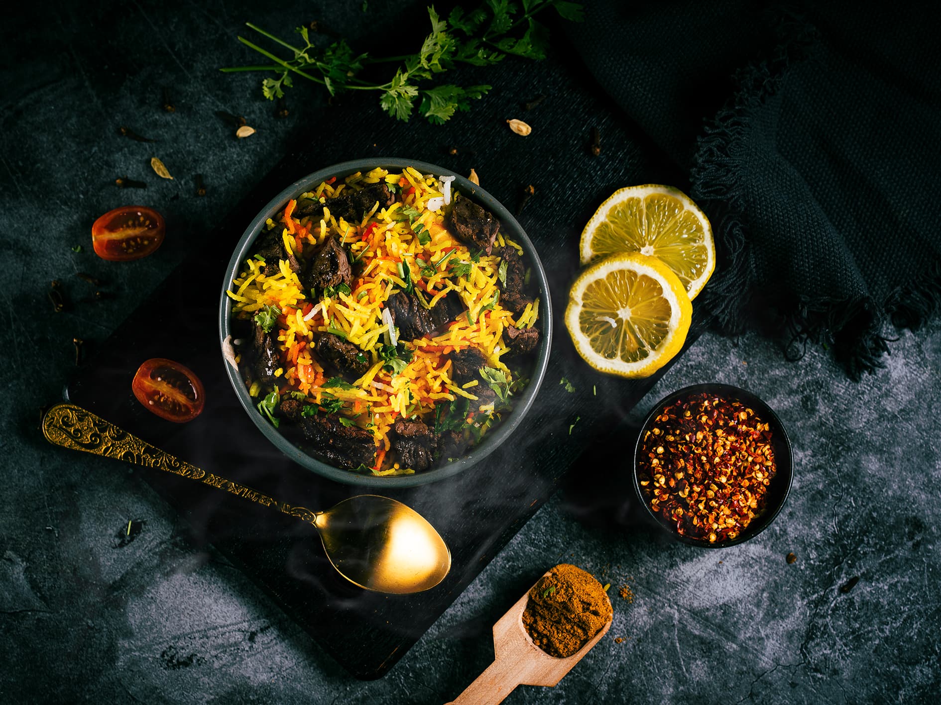 Healthy Beef Biryani