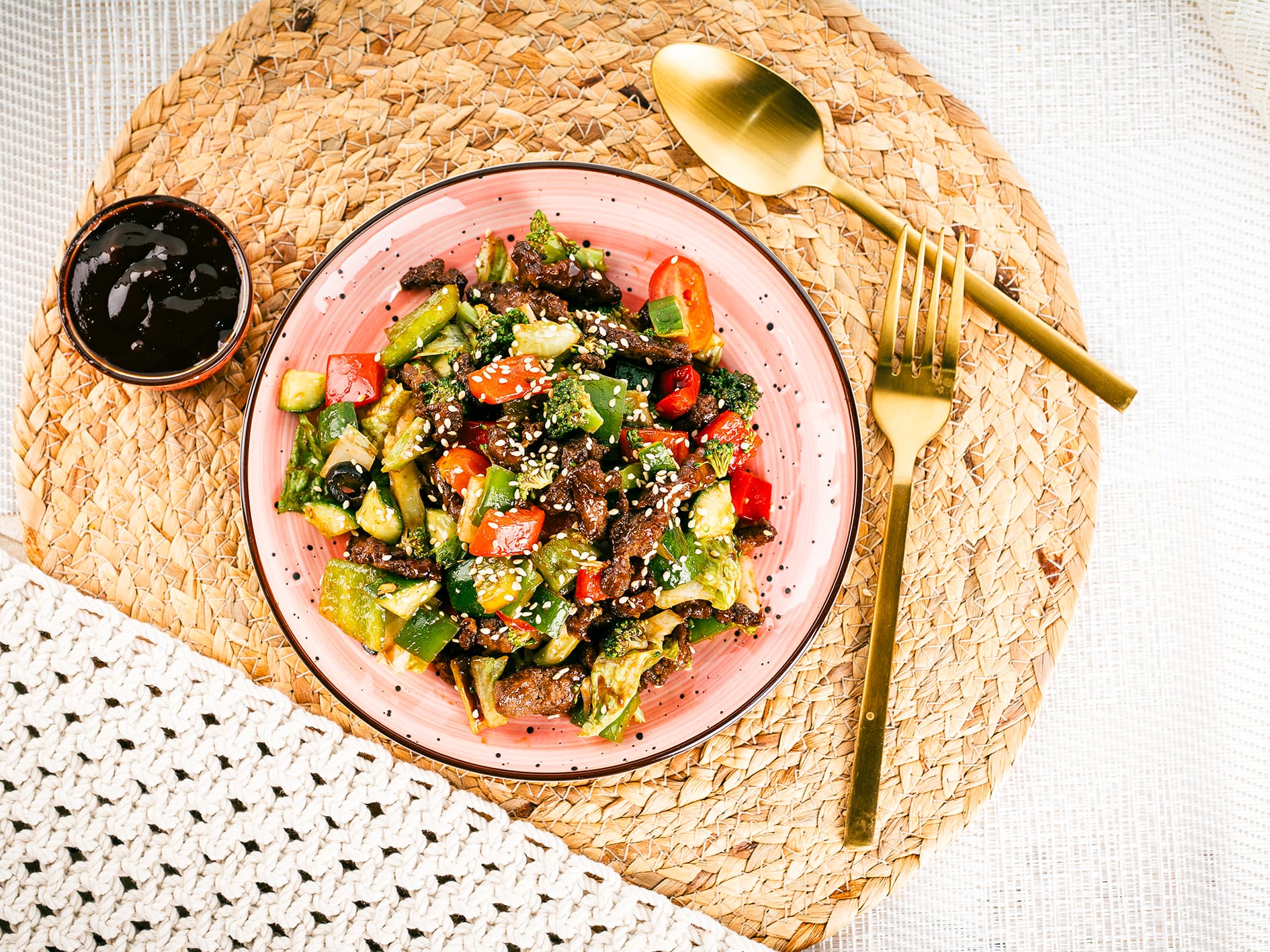 Korean BBQ Beef Salad