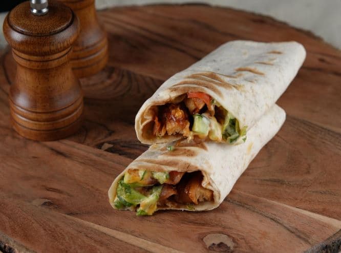 Spicy Twisted Chicken Wrap